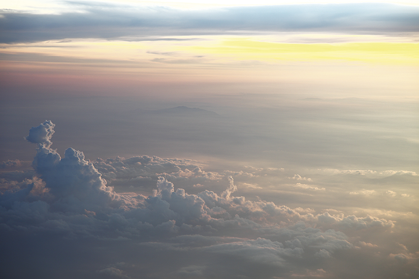 Papier peint Dans les nuages